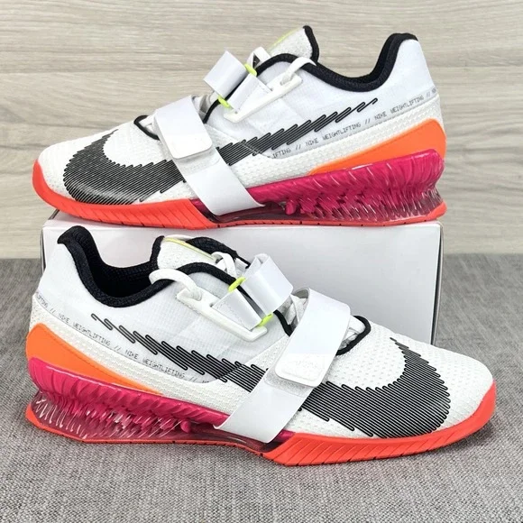 Nike Romaleos 4 SE 'Rawdacious' White Crimson Weightlifting DJ4487-121 Mens 13